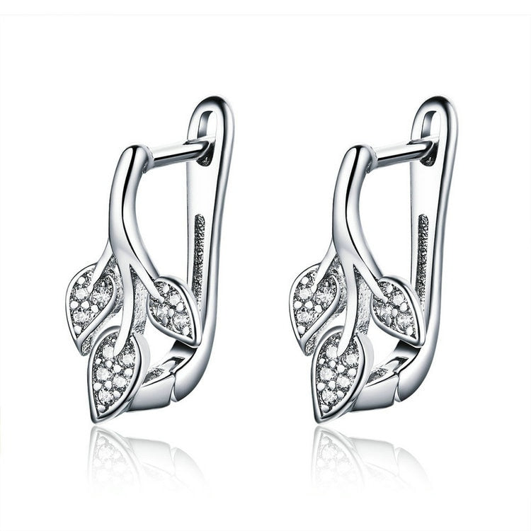 Autumn leaves Flower Stud Earrings For Women