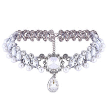 Load image into Gallery viewer, Jewdy Simulated Pearl Choker Necklace
