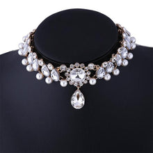 Load image into Gallery viewer, Jewdy Simulated Pearl Choker Necklace
